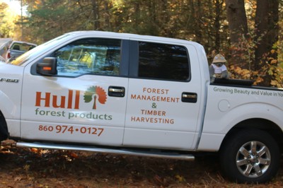 Cody in the forester truck
