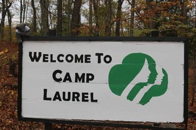 Cody on the Camp Sign